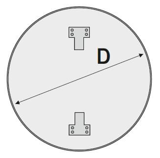 Схема изготовления круглой подосновы