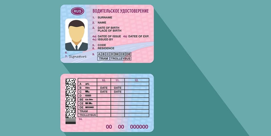 Замена водительского удостоверения